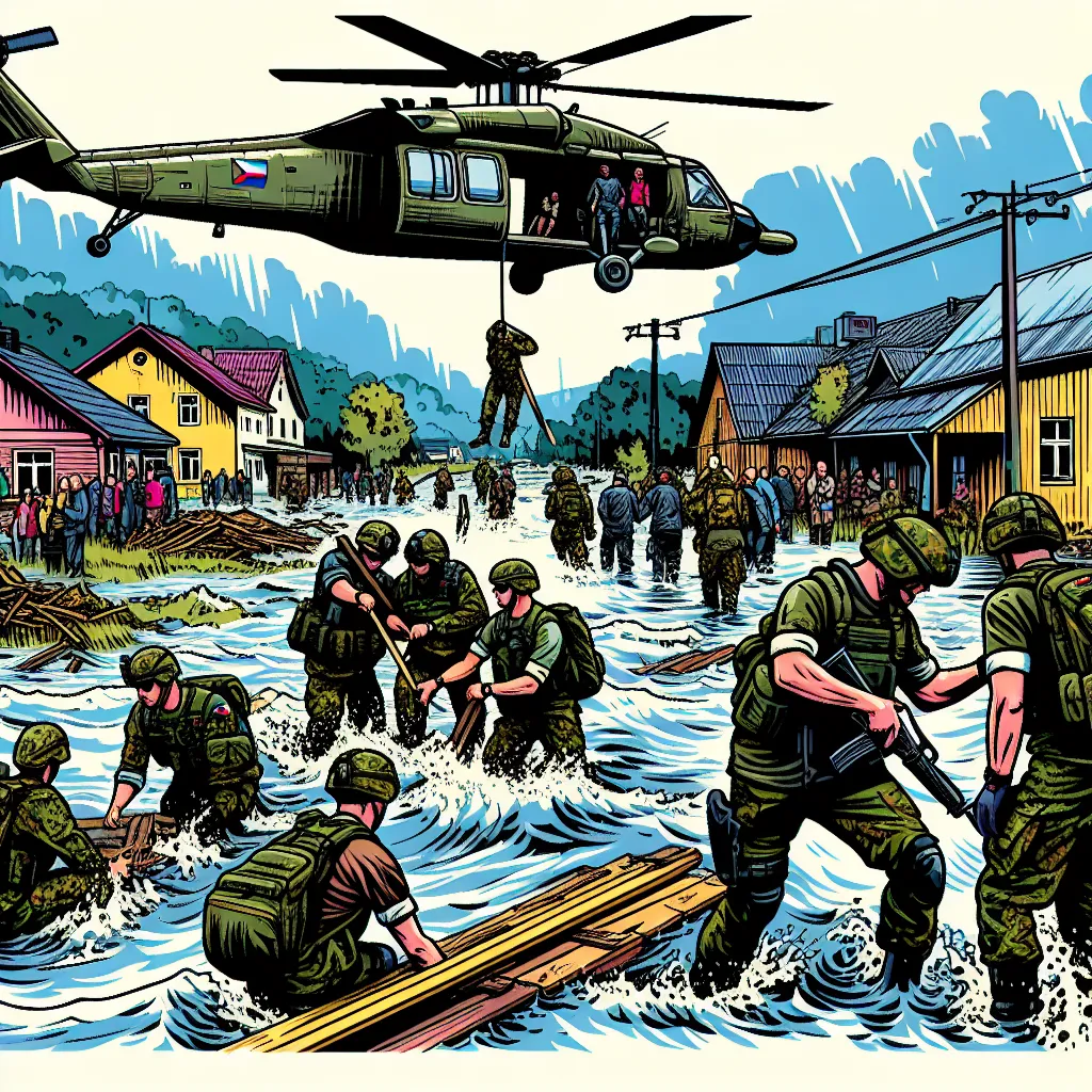 Czech Army Concludes Post-Flood Relief Efforts